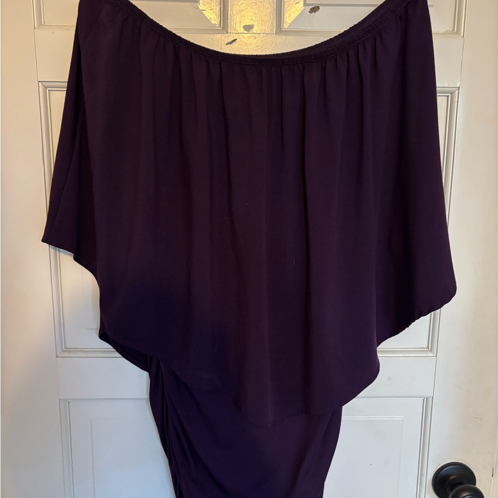 Elegant Purple Women's Dress